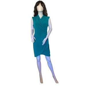 London Times Faux Wrap Dress